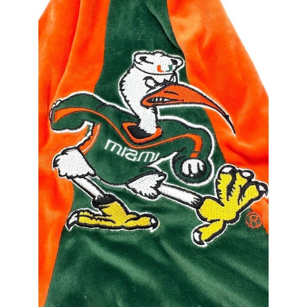 Vintage Miami Hurricanes Santa Hat NCAA Plush Christmas Holiday Forever Collecti